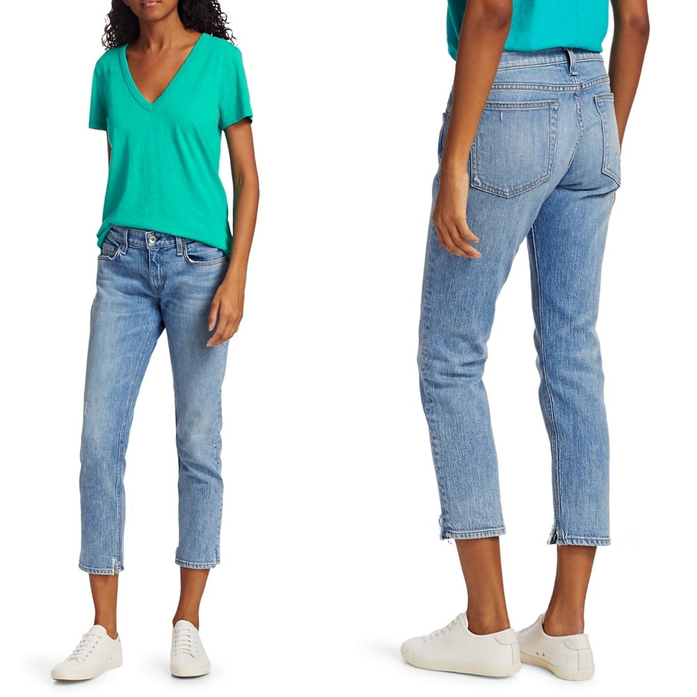 Rag & Bone Women's Dre Slim Boyfriend Jeans - Arrow High - Size 25